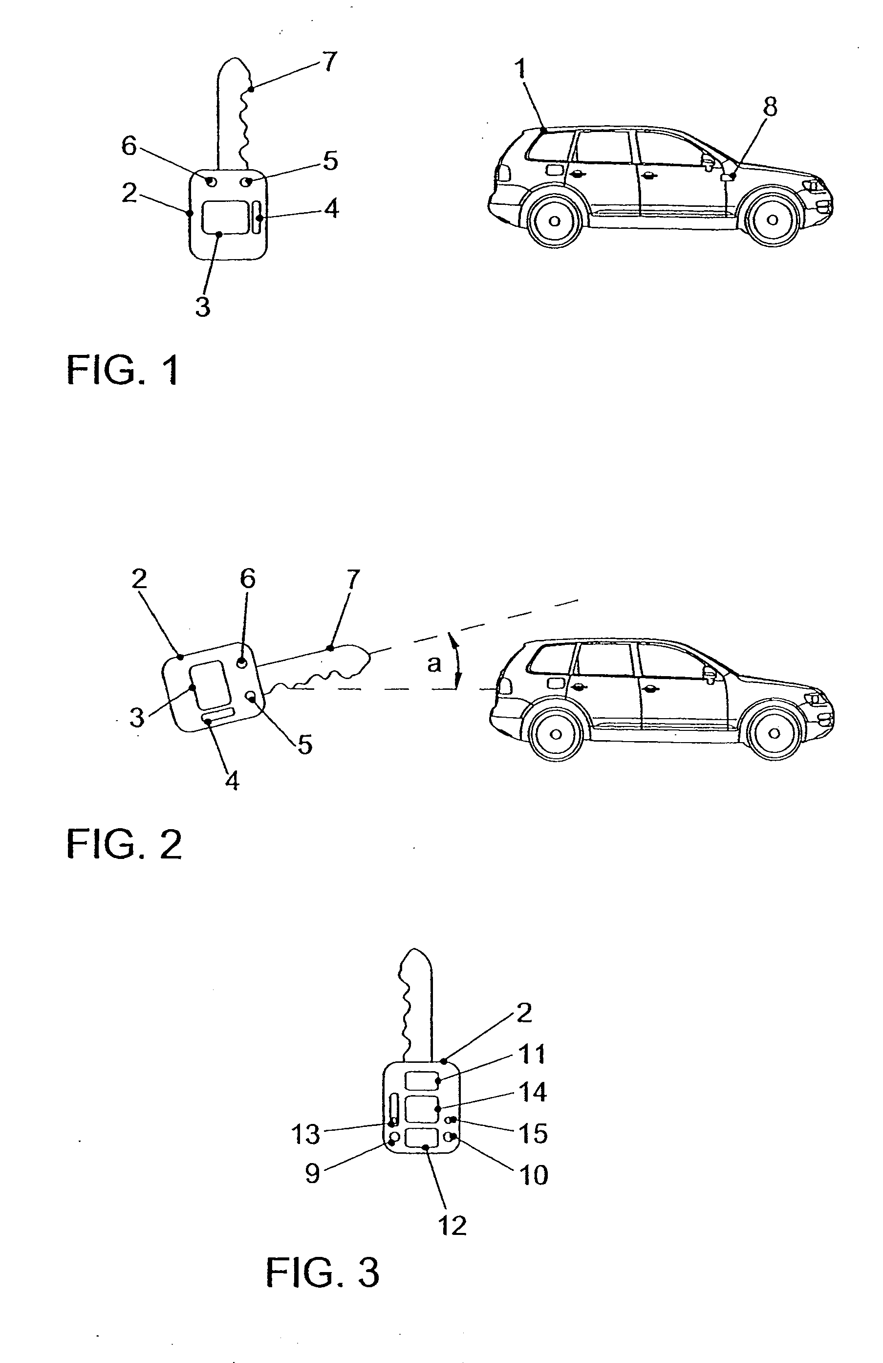 Method and key for adjusting driver-specific parameters in a vehicle and a corresponding vehicle