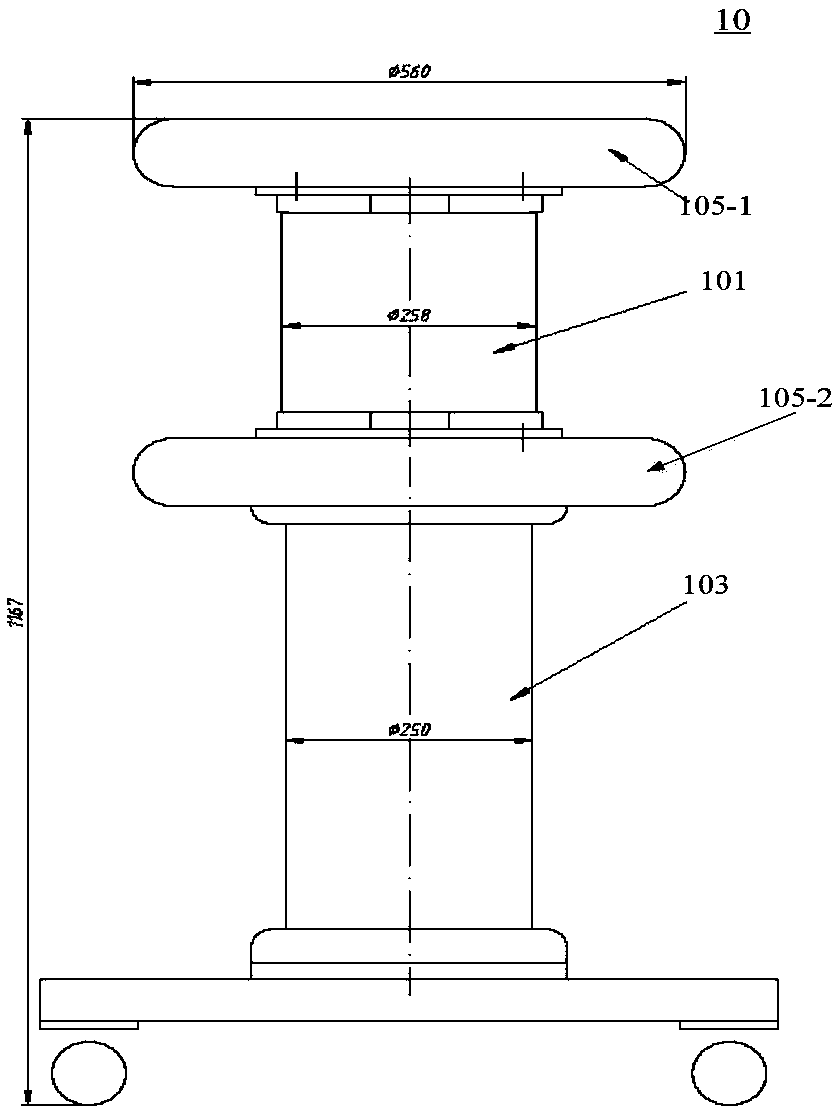 High-voltage low-pass filter and design method thereof