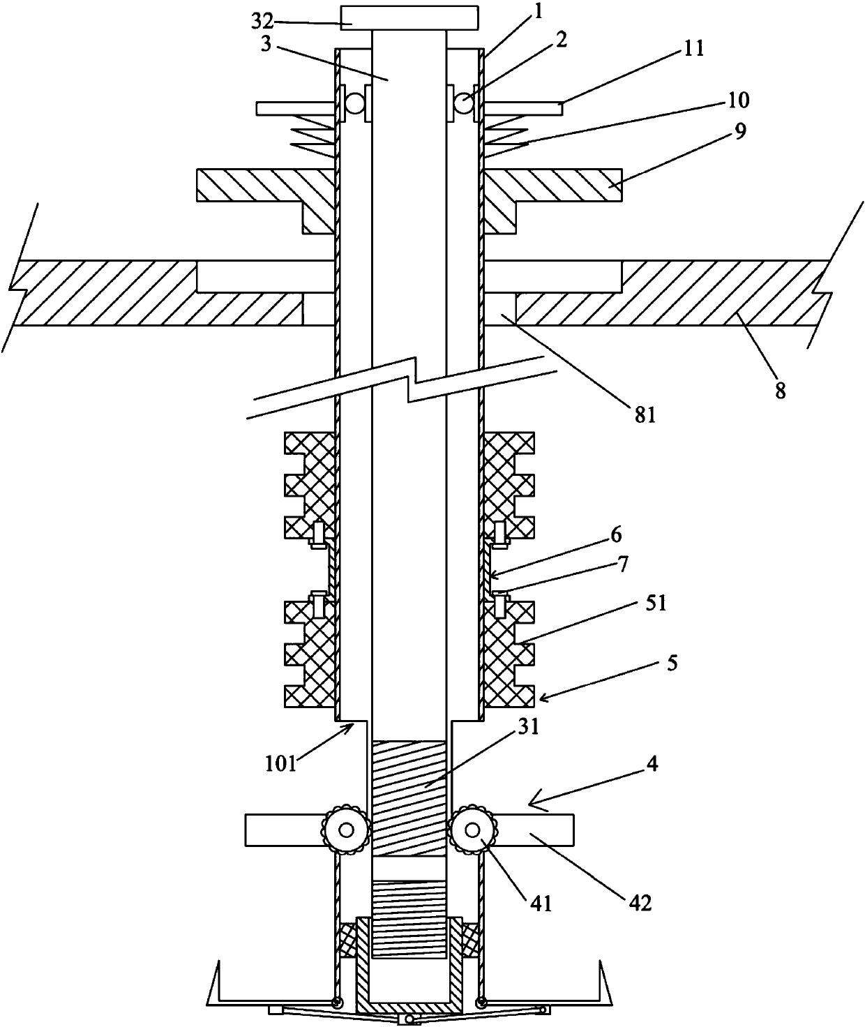 A slope strengthening device for building municipal civil engineering
