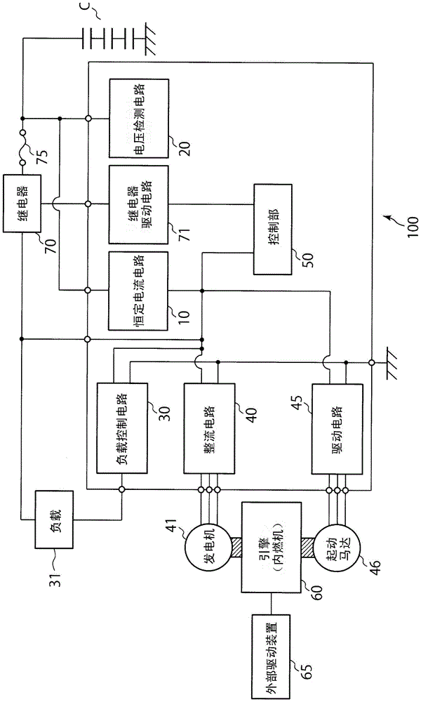 Internal combustion engine control circuit and internal combustion engine control method