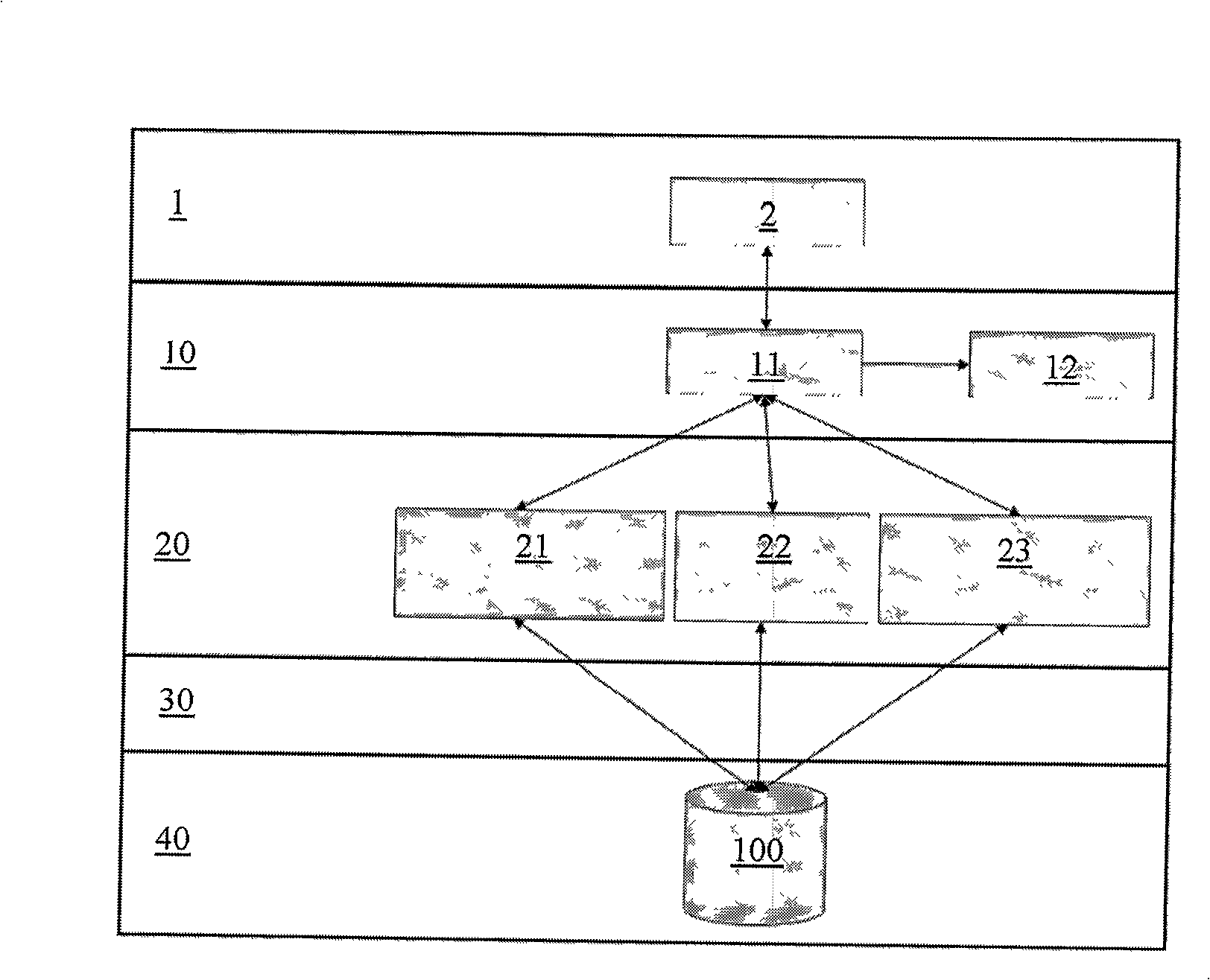 System and method for accessing files in a physical data storage