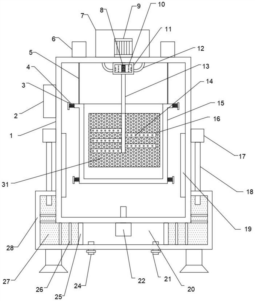 Cleaning device based on rice processing system