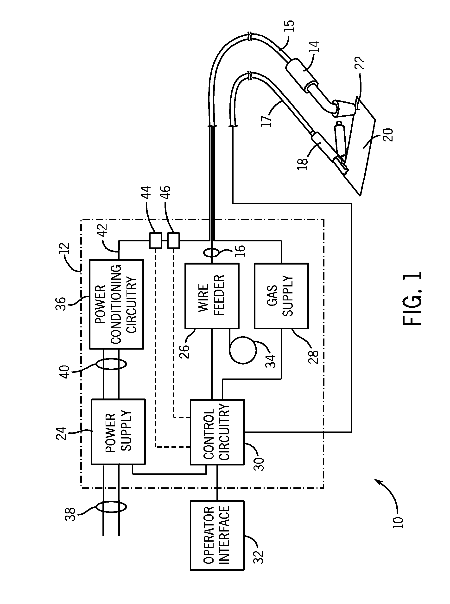 Constant voltage welder capacitor ripple current reduction method and system