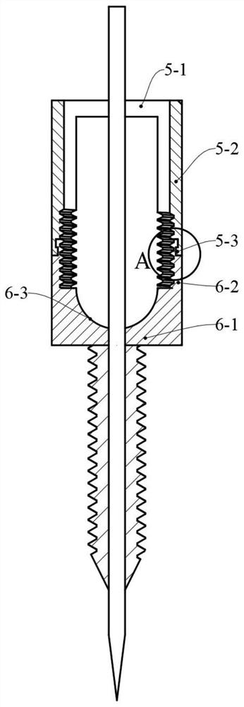 Pedicle screw rod internal fixing device taking positioning pin as inner core