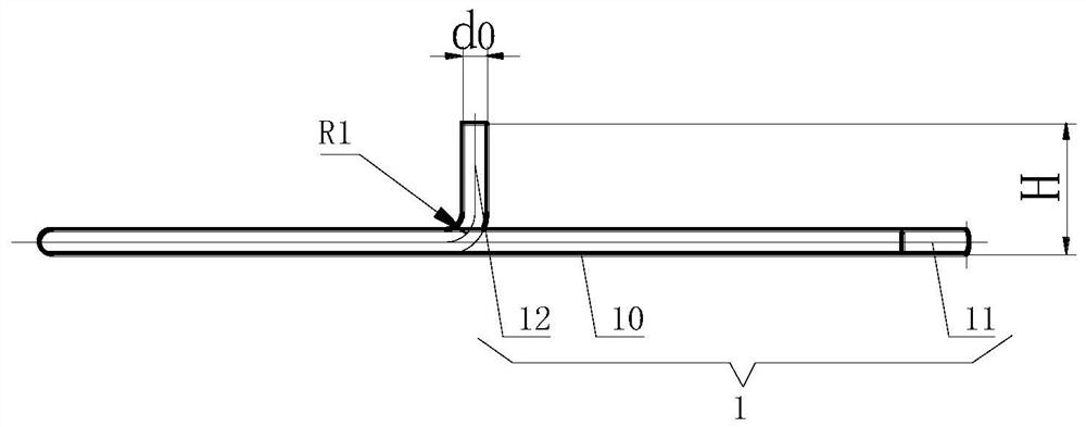 Special-shaped steel cable baffle ring detection structure and detection method thereof