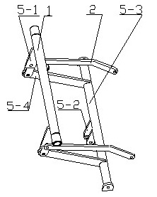 Electric nursing bed and lifting method