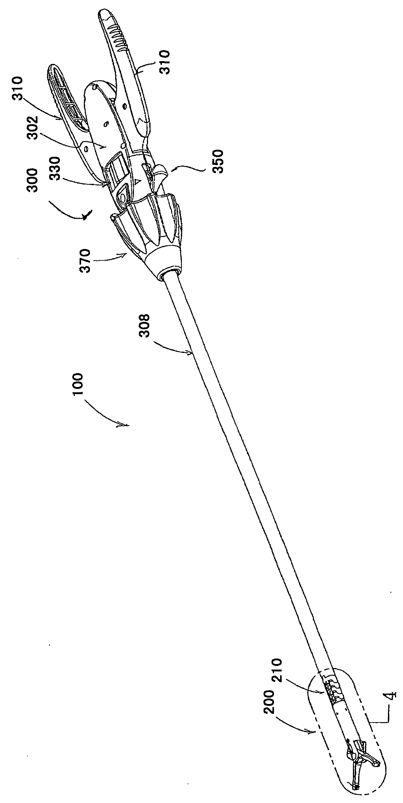 Endoscope sewing device