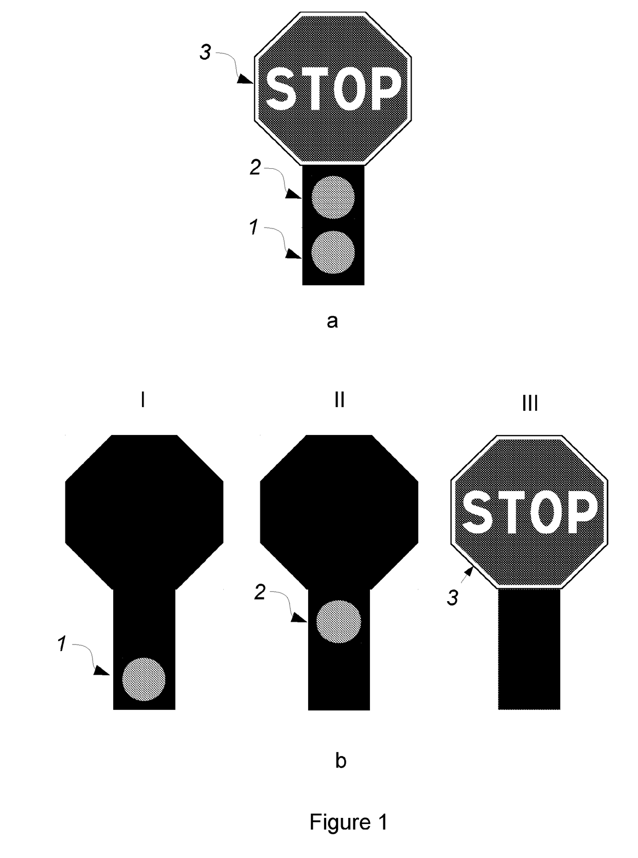Signalling system for regulating road traffic