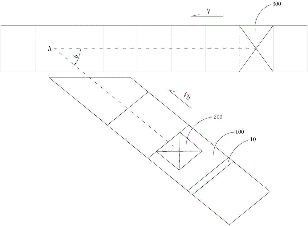 Logistics parcel feeding control method and system