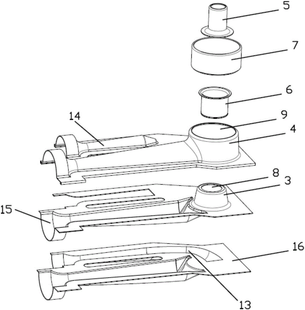 Stamping type stove burner and manufacturing method thereof
