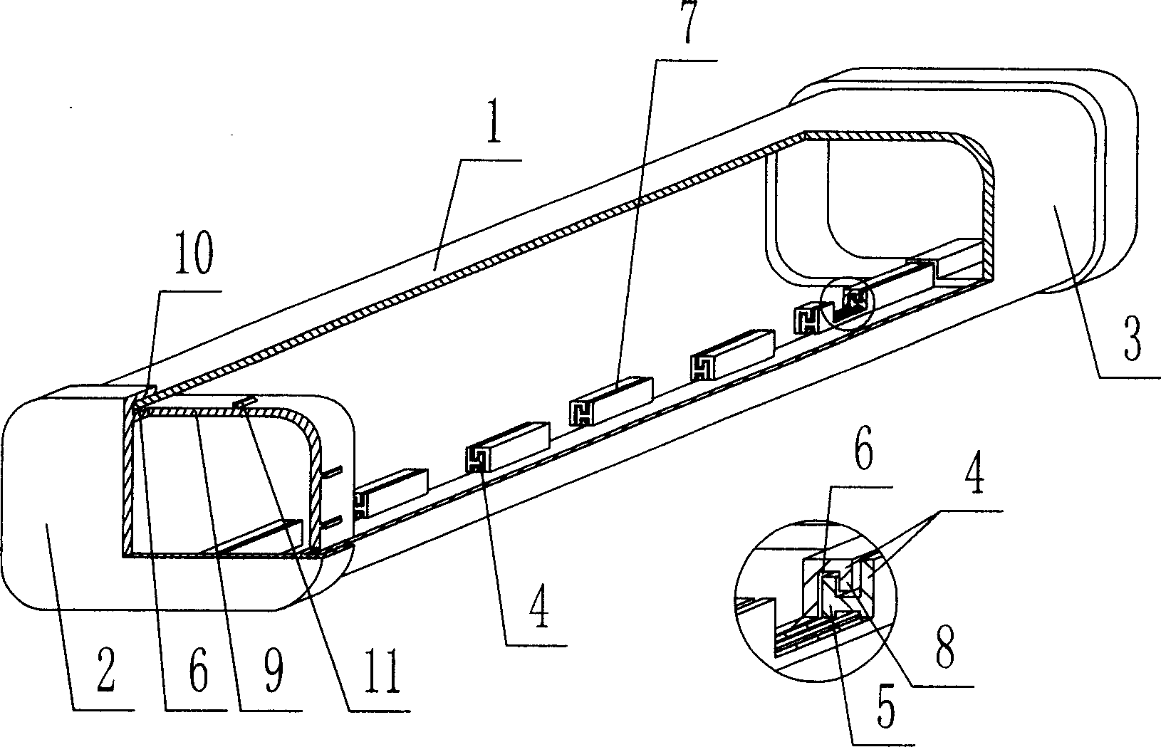 Plastic pipe with thin wall