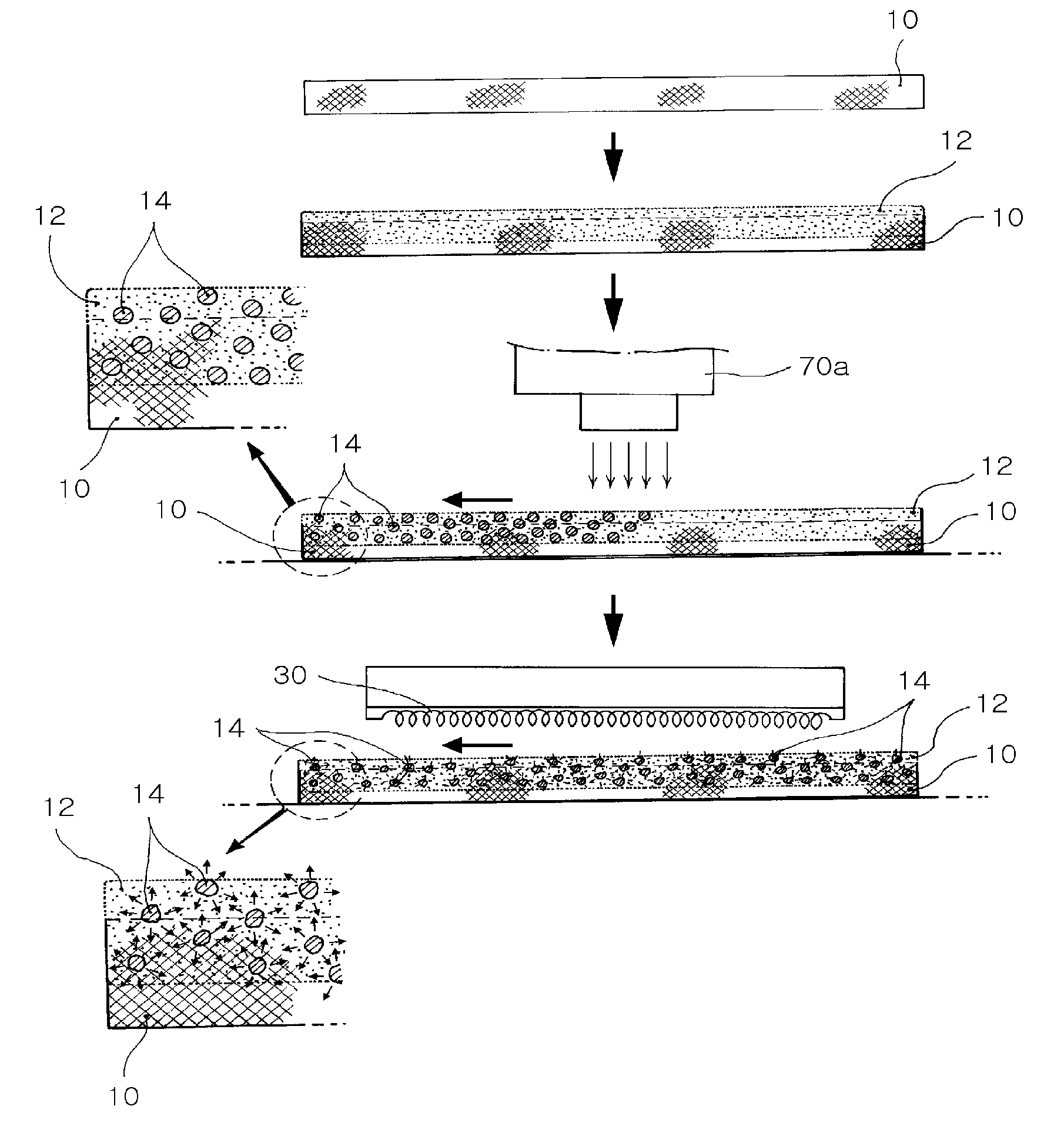 Method and Apparatus for Non-Contact Type Direct Dye-Sublimation Printing