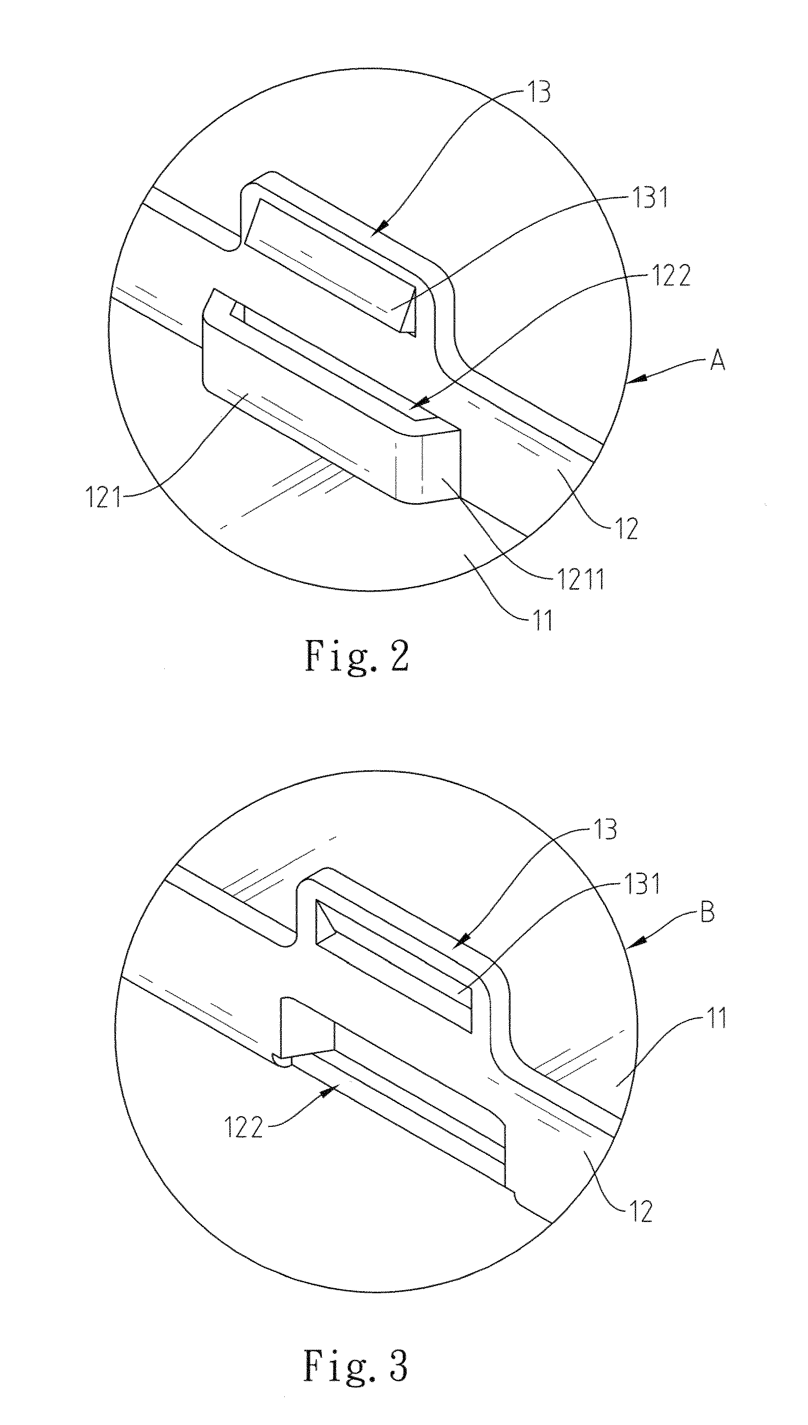 Heat radiating member mounting structure