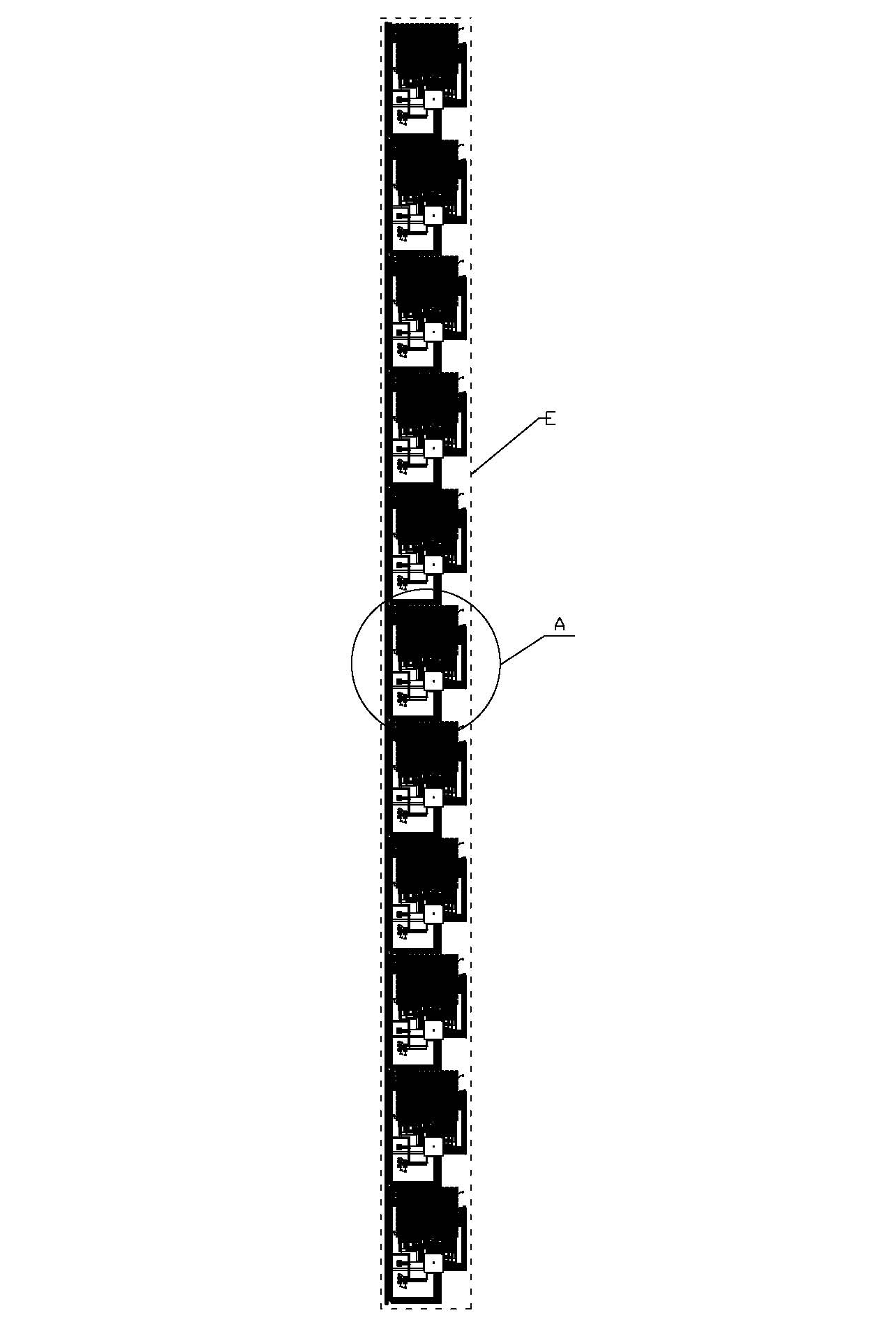 LED (light-emitting diode)-lattice soft light bar