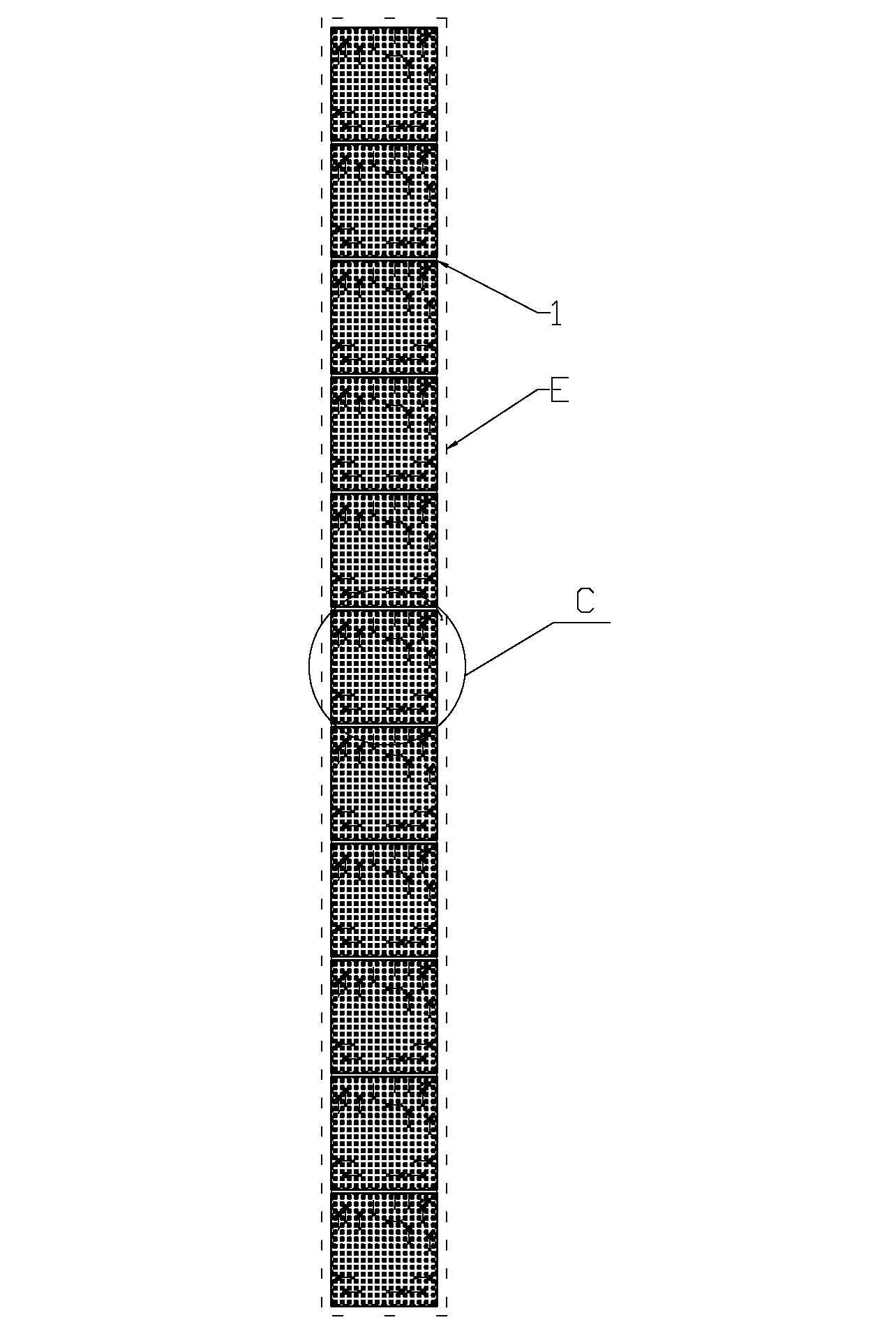 LED (light-emitting diode)-lattice soft light bar