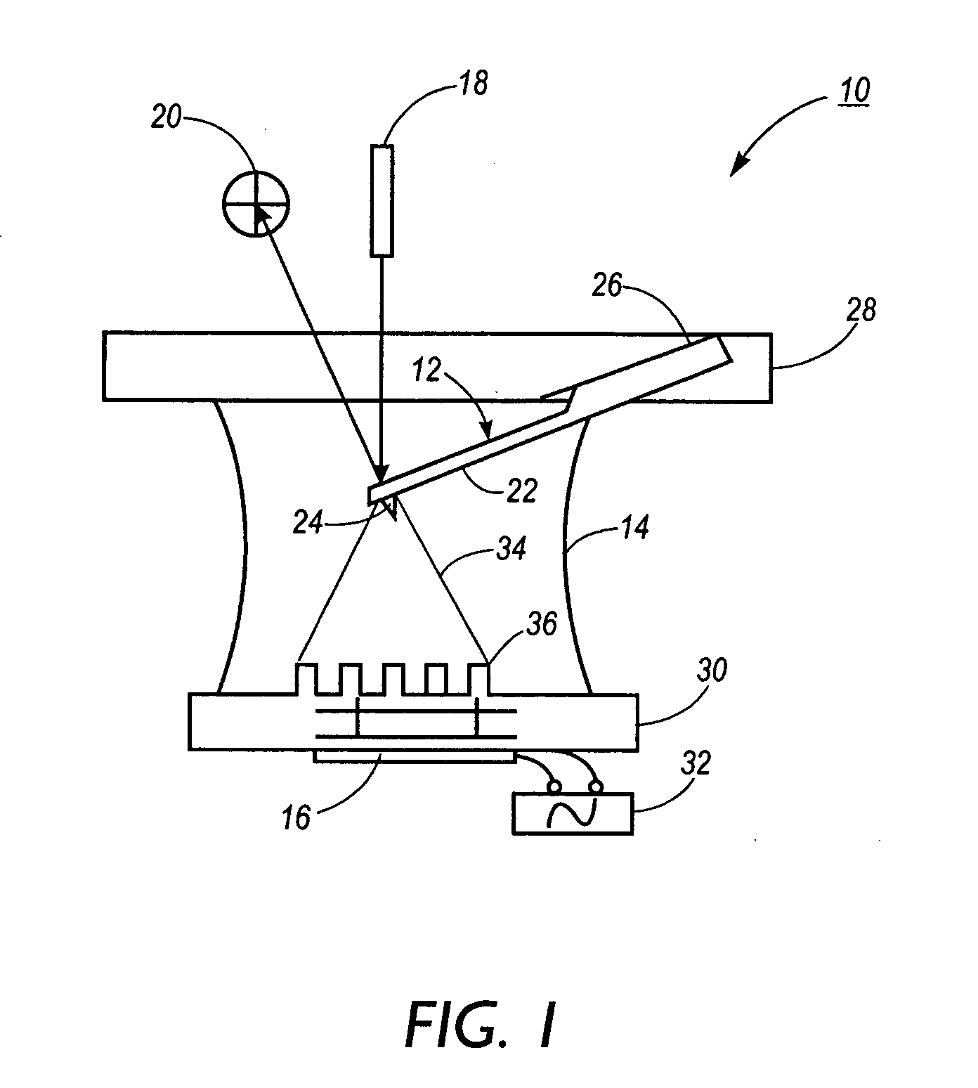 Alignment-tolerant lens structures for acoustic force actuation of cantilevers