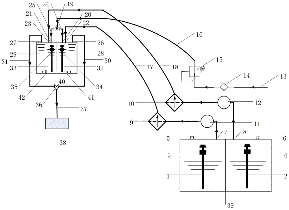 An integrated device for ink supply and cleaning of nozzles