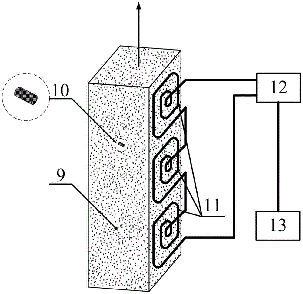 A device and method for measuring parameters of non-spherical particles under the condition of gas-solid flow