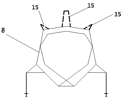 Single-lightening-conductor lightning protection method for erecting power transmission lines on same corridor