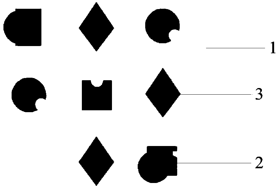 Dot-matrix graphic formed by ink dots with characteristic microscopic characteristic and method for distinguishing dot-matrix graphic authenticity