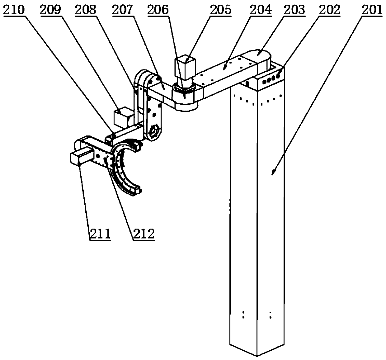 Rigid-flexible coupled rope driven exoskeleton type upper limb rehabilitation training robot