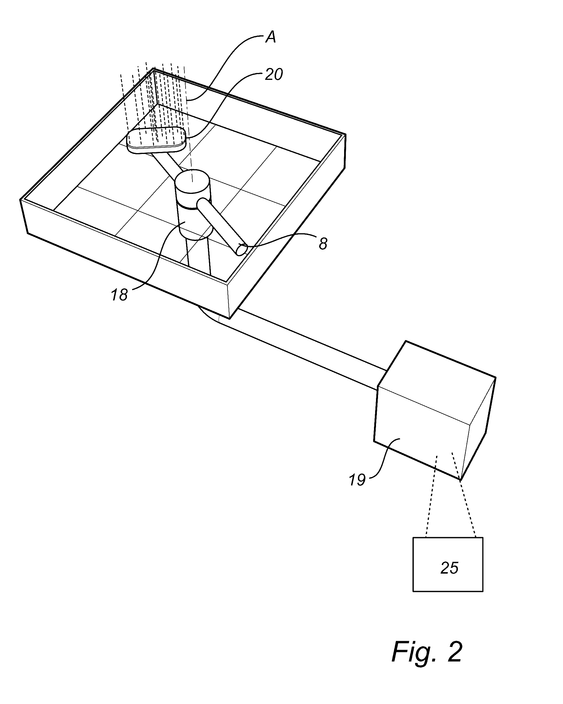 Arrangement in a dishwasher for creating a wash zone with intensified washing