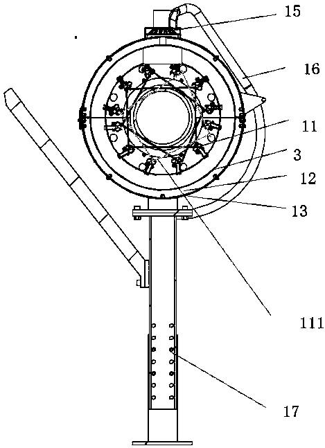 Steel wire mesh skeleton plastic composite tube constant-temperature heating device and application method thereof