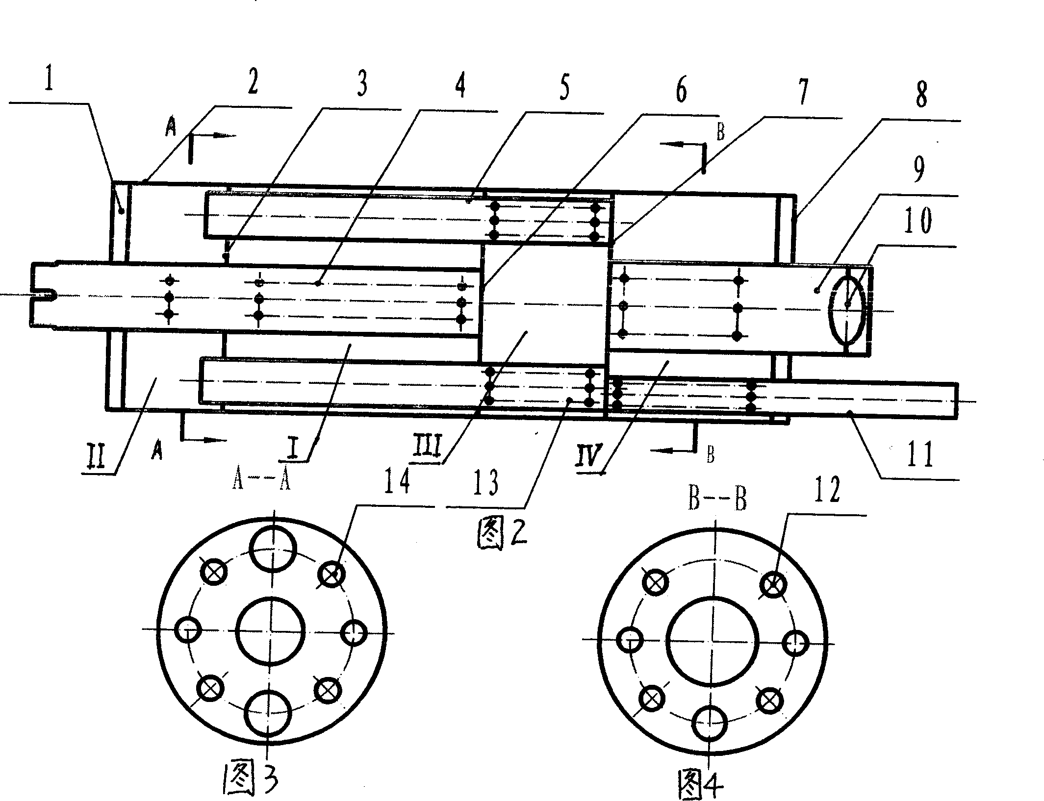 Internal combustion engine exhaust silencer with variable exhaust pipe cross section