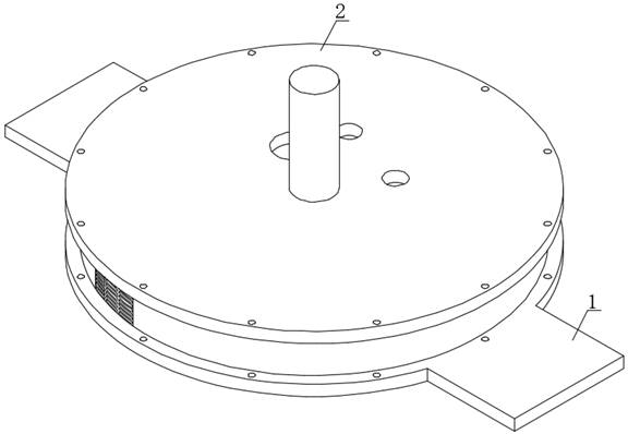 Gypsum needle type stirrer