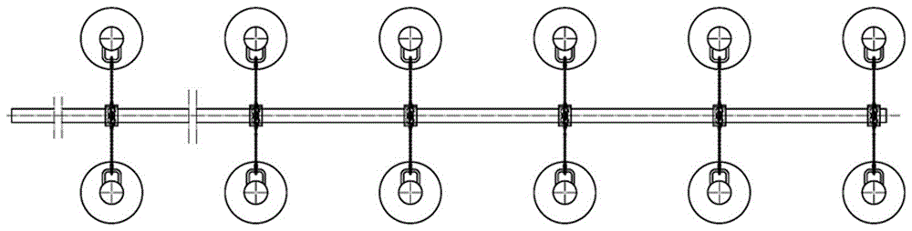 Underground single hydraulic prop rapid transportation device and completed transportation method