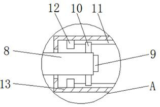 Rail transit platform edge telescopic type detachable step missing prevention threshold device