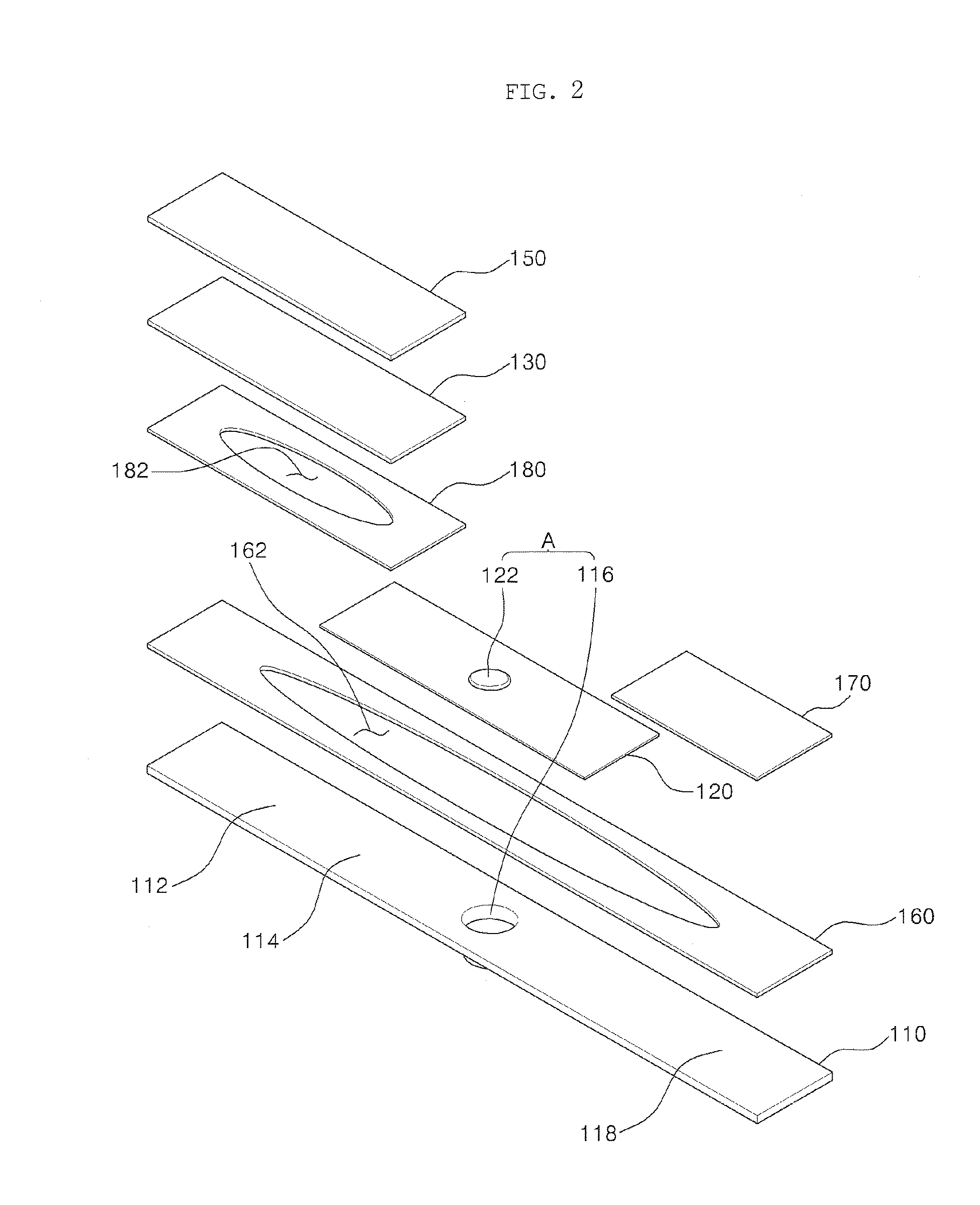 Biochip for measuring blood glucose levels, and blood glucose meter for smartphone, containing same