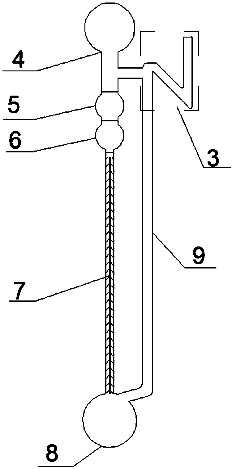 Capillary tube apparatus and method for automatically measuring viscosity of refrigerating fluid and lubricating oil