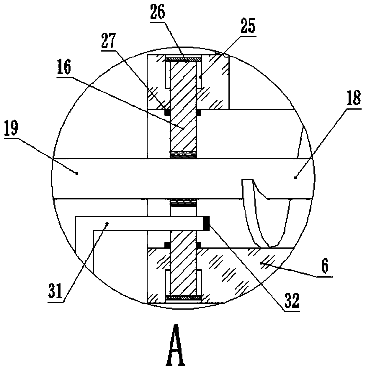 A large yellow croaker aquatic feed screening device