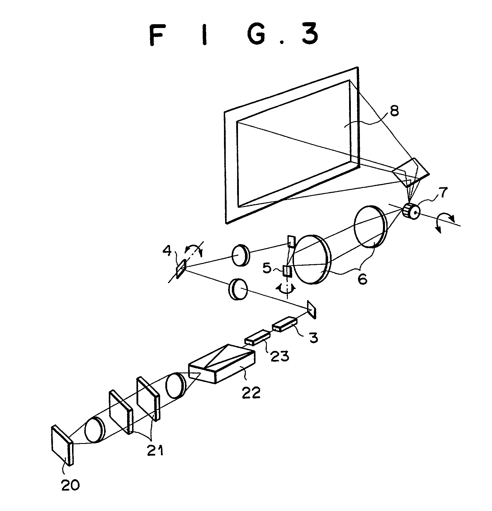 Color laser display apparatus having fluorescent screen scanned with modulated ultraviolet laser light