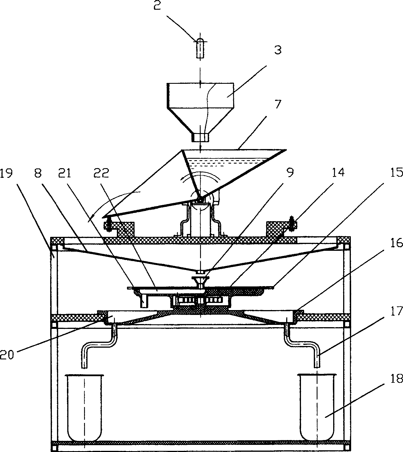 Method for sampling runoff on slope