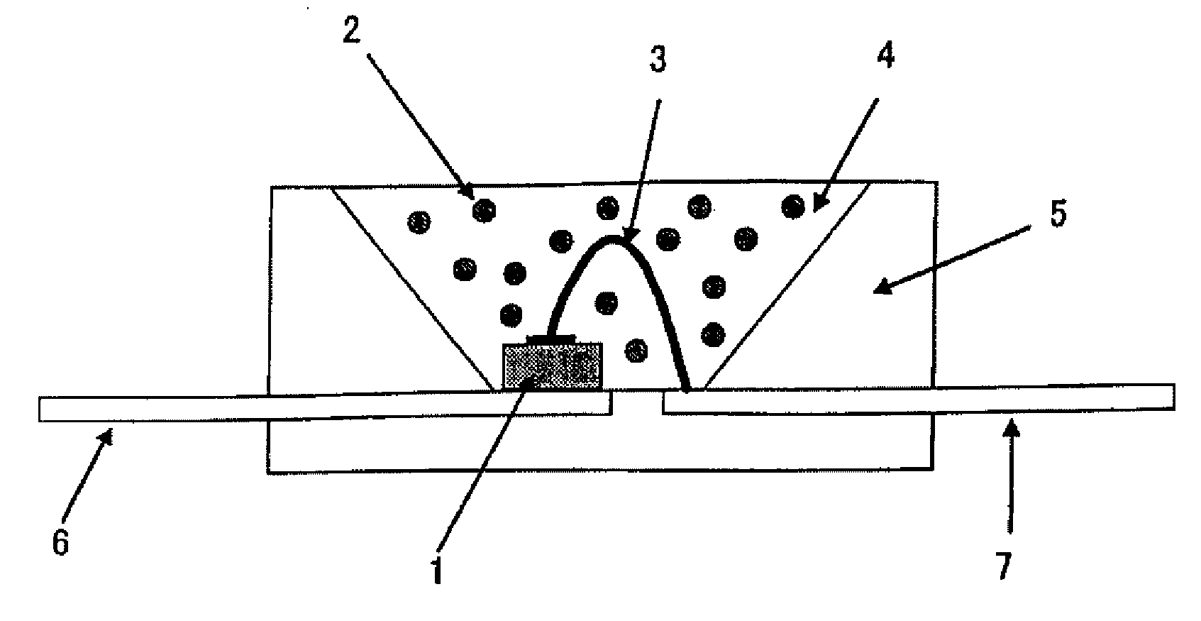 Fluorescent material, process for producing the same and illuminator employing the same