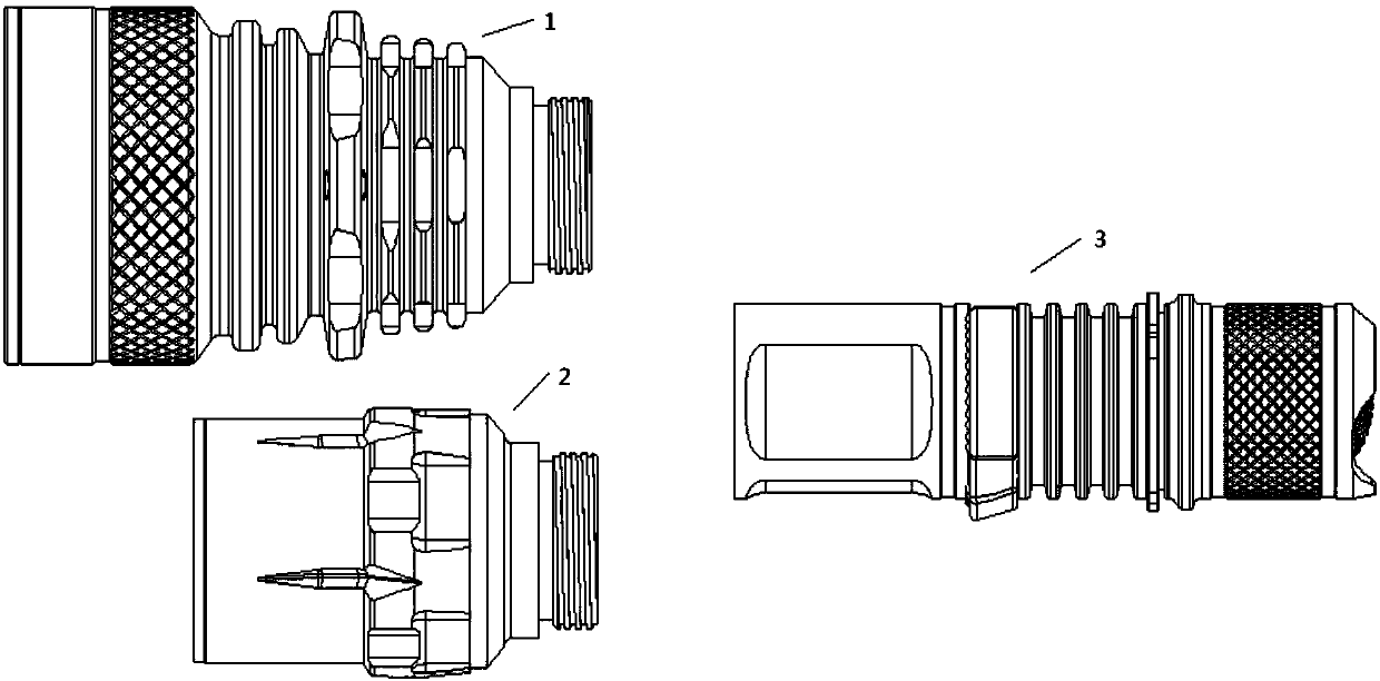 Tail-shared modular lighting device