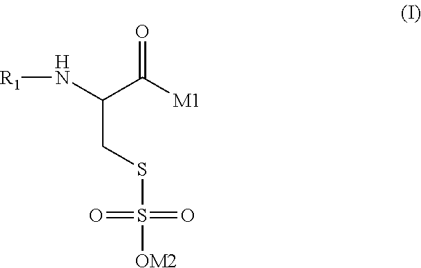 Bunte salts from amino acids and oligopeptides as protective ingredients in hair treatment means