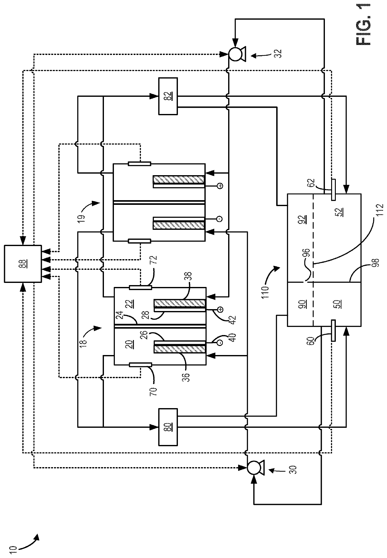 Redox flow battery and battery system