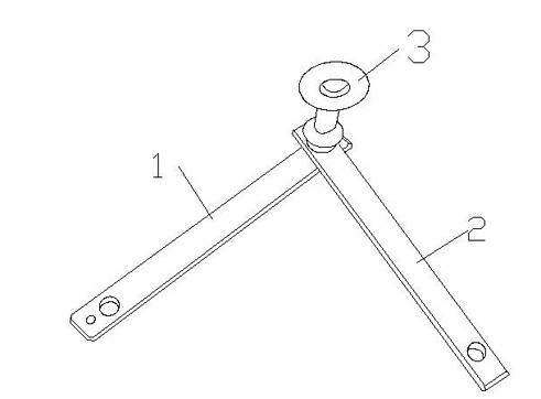 Double-cross arm assembler for single lever and double-cross arm mounting method