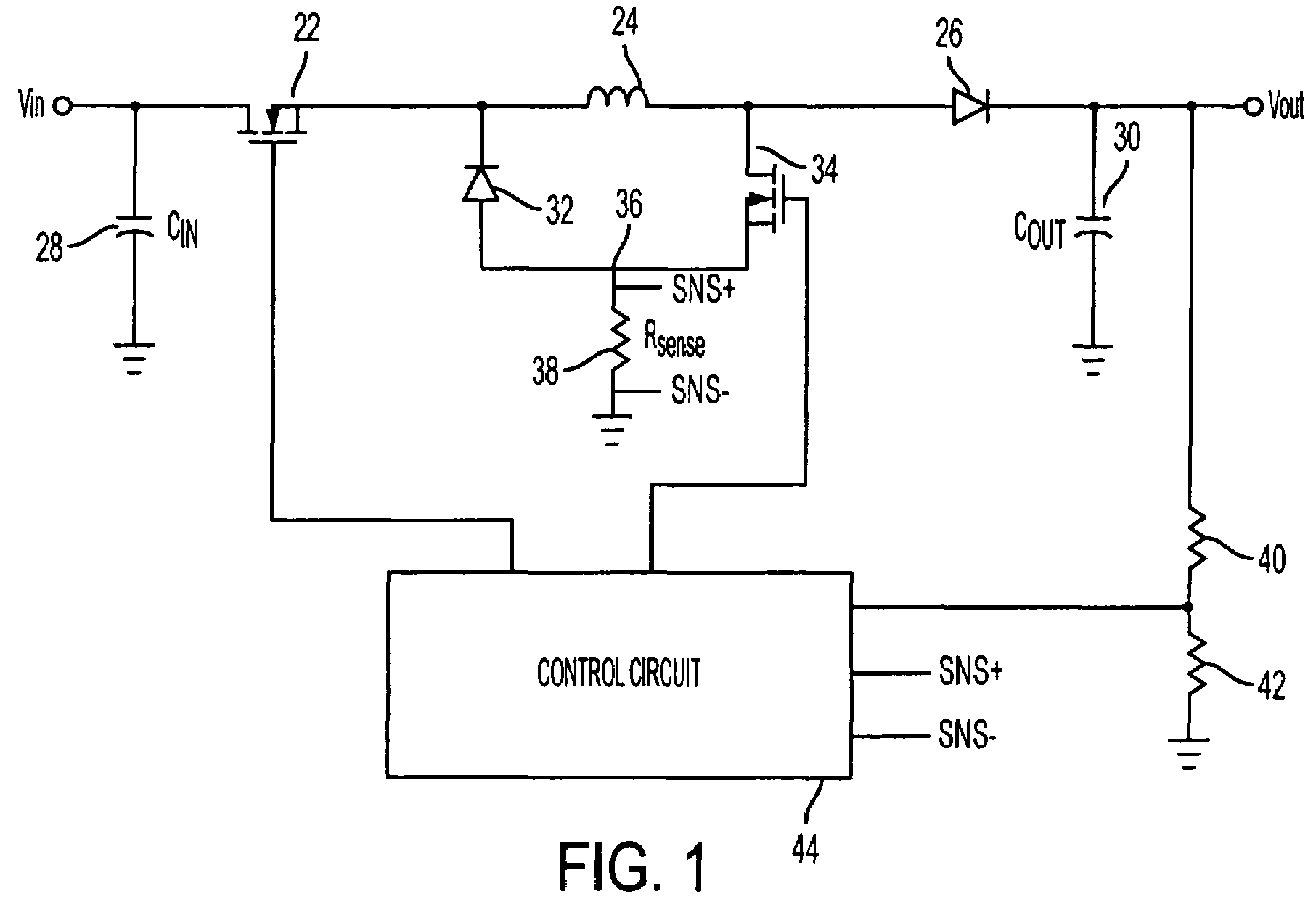 Variable frequency current-mode control for switched step up-step down regulators