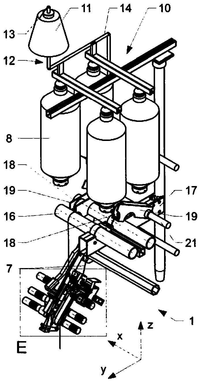 Equipment for producing core yarn