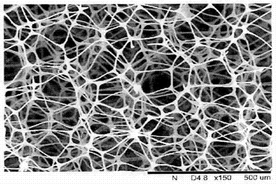 A polymer skeleton material capable of absorbing formaldehyde in the air and its preparation method