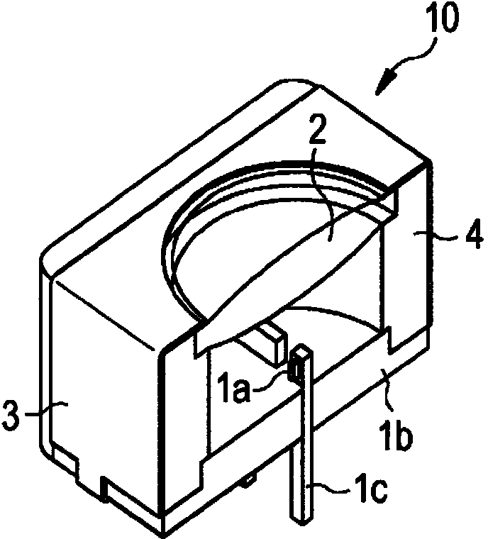 Light-emitting device and method for producing such a device