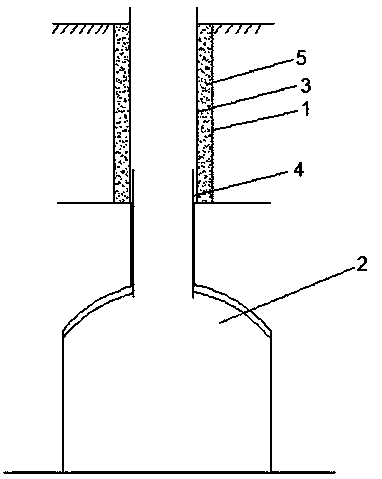 Cable laying method for vertically laying pipelines