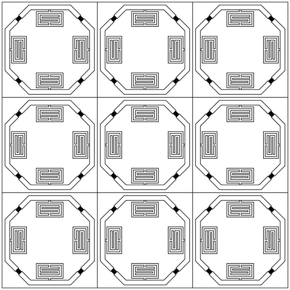 Single-layer broadband frequency selection wave absorber with notch band