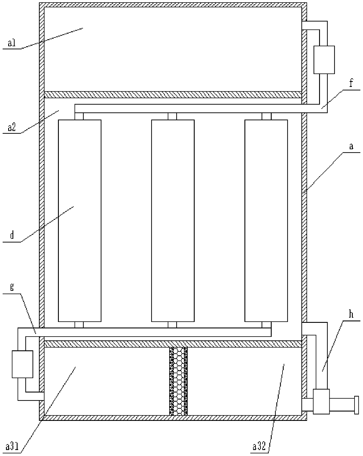 Reverse osmosis system applied to industrial concentrated salt sewage