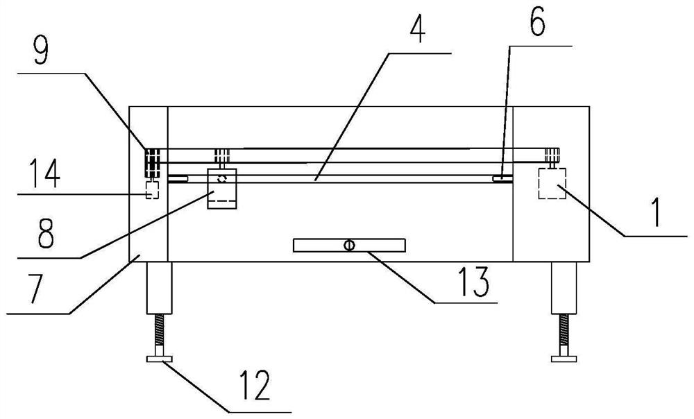 Device and method for measuring roughness of laminated surface of precast concrete member