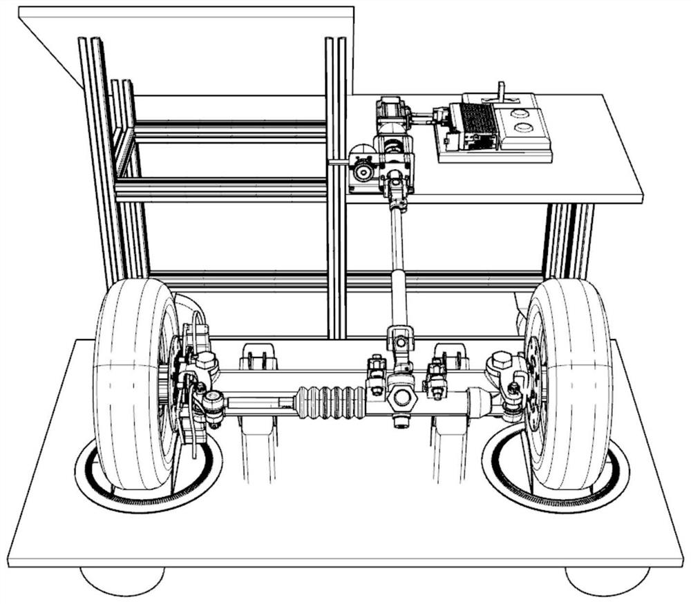 Unmanned vehicle drive-by-wire chassis teaching training platform and use method thereof